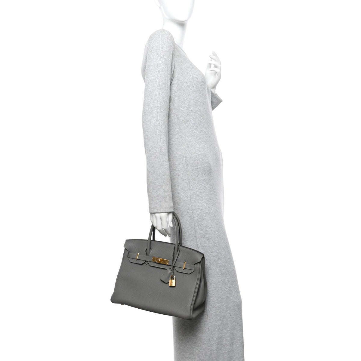 Togo Birkin 30 Gris Meyer