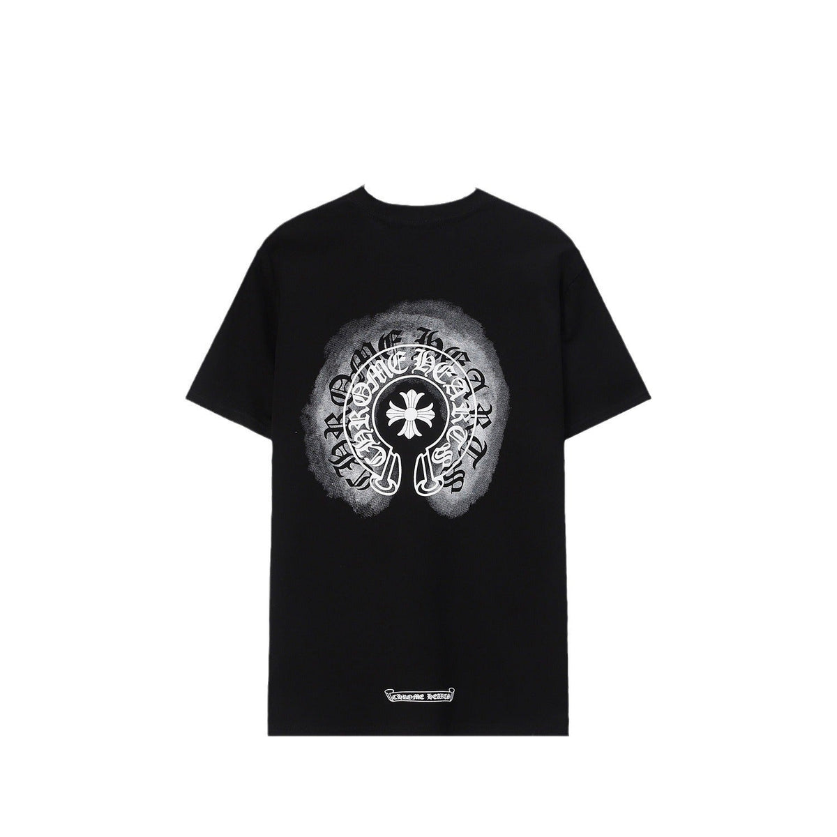 Chrome Heart T Shirts Sanskrit cross logo short-sleeved men's T-shirt