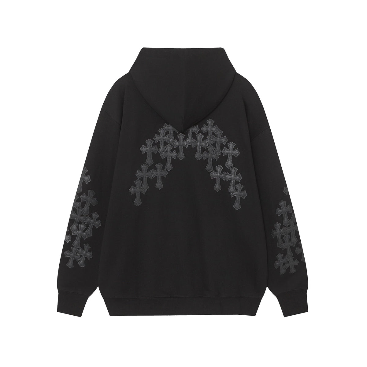 Chrome Heart Hoodie Heavy Industries Embroidered Zip Sweater Hooded Jacket